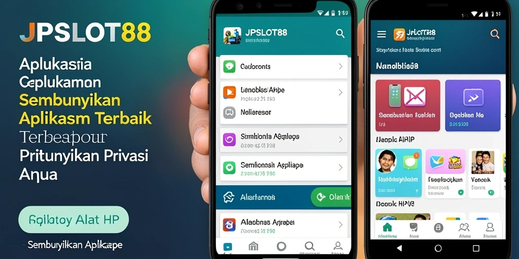 Tampilan antarmuka JPSLOT88 yang sederhana dan menarik untuk menyembunyikan aplikasi.