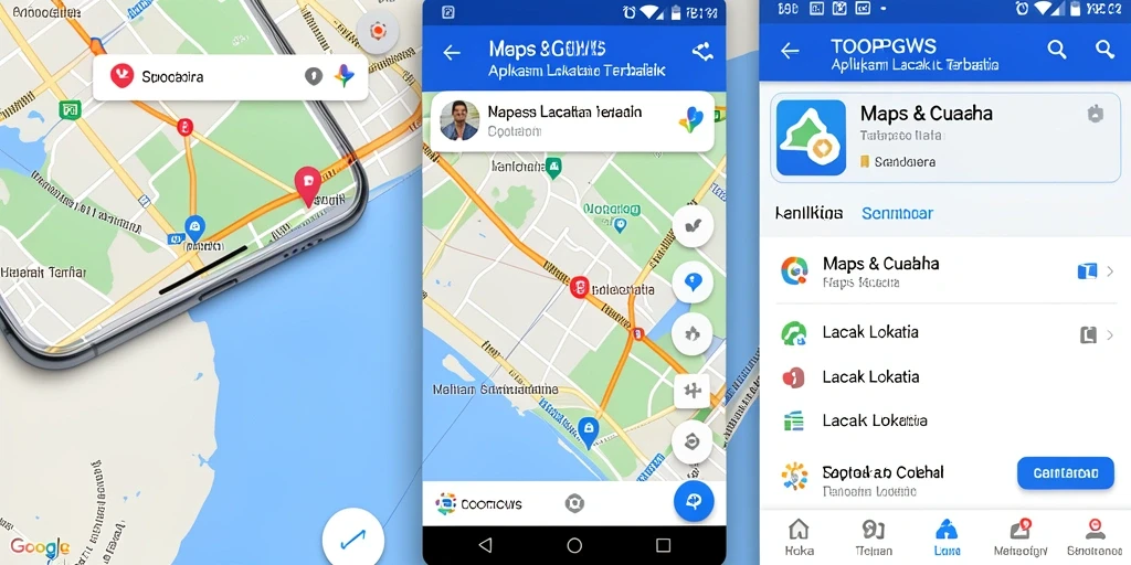 Tampilan antarmuka TOOPGWS yang memudahkan lacak lokasi.